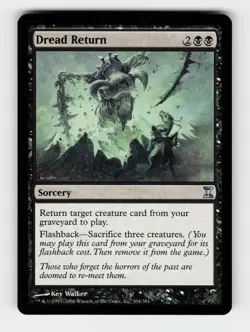 Dread Return 104 Uncommon Time Spiral Magic: The Gathering Cards - Image 1