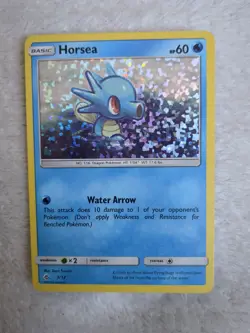 Pokemon TCG Horsea 3/12 McDonald's 2018 Promo Holo Card English 2018 - Image 1