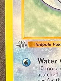 Poliwag Grey Stamp 59/102 1st Edition Base Set Shadowless Pokemon Card - Lp/Mp - Image 4