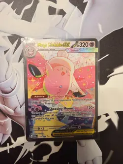 Mega Clefable EX 119/088 Secret Rare Full Art Holo Pokemon TCG Card 320 HP - Image 1