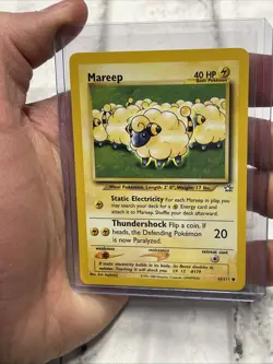 Mareep 65/111 Pokemon TCG Neo Genesis Vintage WOTC Card Regular NM Near Mint Vtg - Image 1