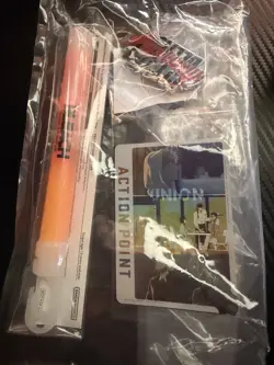 Union Arena Bleach Action Point Anime Expo 2026 Promo Card + Pin + Light Stick - Image 1