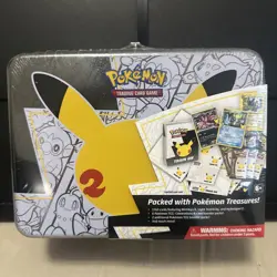 Pokemon TCG Celebrations Collector Chest Lunchbox Tin Sealed - Image 1