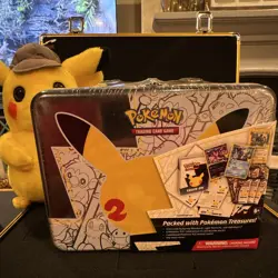 Pokemon TCG Celebrations 25th Anniversary Collector Chest Lunchbox Tin Sealed 820650809415 - Image 1