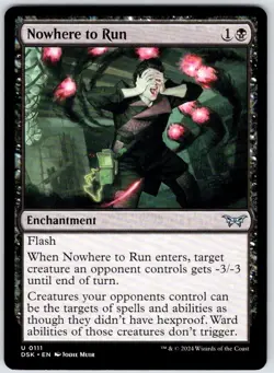 Nowhere to Run 111 Uncommon Duskmourn: House of Horror MTG NM - Image 1