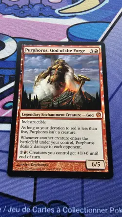Magic the Gathering Purphoros, God of the Forge Theros MTG LP 135 Normal - Image 1