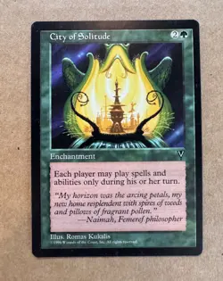 MTG Visions City of Solitude Unplayed NM NM+ Magic The Gathering - Image 1