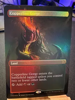 **THREE** MTG Copperline Gorge !!X3!! Pack Fresh **HOLO** - Image 1