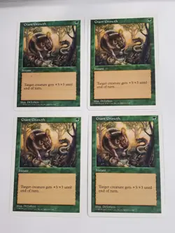 MTG Playset 4x Giant Growth (5th Edition/Green/C) - BGM - Image 1