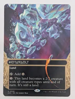 (Normal) Mutavault (0028) (Borderless) (28) EOE: Stellar Sights Mtg NM - Image 1