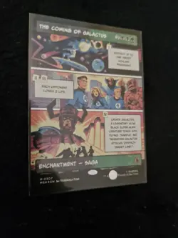 The Coming Of Galactus MTG 0307 Showcase *foil* Marvel Super Heroes NM/M Mythic - Image 1