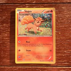 Vulpix 1/12 McDonald's 2015 Confetti Holo Promo English Pokemon Card TCG EXC - Image 3