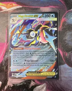 Pokemon TCG Mega Greninja EX 022/086 BREAKpoint Holo Ultra Rare ENG 2016 - Image 1