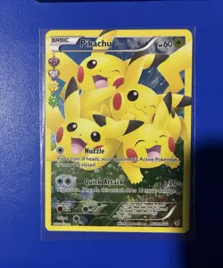 Pikachu Full Art Holo Ultra Rare RC29/RC32 Generations Radiant Collection 2016 - Image 1