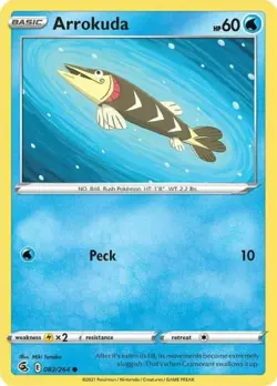 4x NM-Mint Arrokuda - 082/264 - Common Pokemon Fusion Strike - Image 1