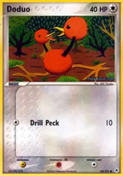 4x NM-Mint Doduo - 60/101 - Common Pokemon Hidden Legends - Image 1