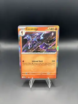 Ceruledge MEP 014 Phantasmal Flames Pre-release Promo Stamped Pokemon TCG - NM - Image 1
