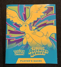 Ascended Heroes Player’s Guide Book from Pokemon TCG Elite Trainer Box ETB - Image 1