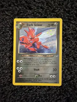 Dark Scizor 2002 Neo Destiny Pokemon Holo 9/105 MP+ - Image 1