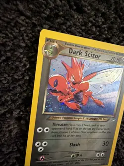 Dark Scizor 2002 Neo Destiny Pokemon Holo 9/105 MP+ - Image 3