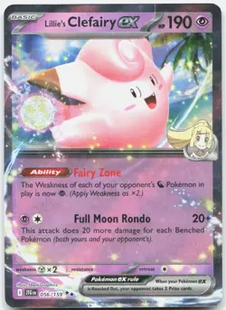 Lillie's Clefairy ex 056/159 Double Rare Journey Together Pokemon Near Mint - Image 1