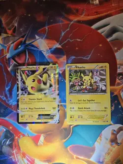 Pokemon TCG Black Star PROMO LOT ×2 PIKACHU LOT PIKACHU XY95 XY174 M/NM RARE - Image 1