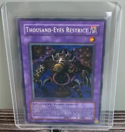 Yugioh Thousand-Eyes Restrict Limited Edition Secret Rare MC1-EN004 LP - Image 1