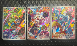 Pokemon First Partner Series 2 Grookey 052, Scorbunny 053, Sobble 054 Galar Set - Image 1