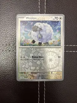 Pokemon TCG - Wooloo - 124/142 - Stellar Crown - NM Reverse Holo (2024) - Image 1