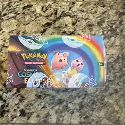 Pokemon Sun & Moon Cosmic Eclipse Booster Box Factory Sealed with Acrylic Case - Image 5