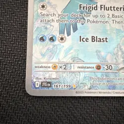 Pokemon Articuno 161/159 Illustration Rare Holo Full Art 110HP - Image 5