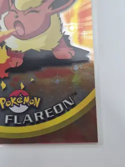 2000 Topps #136 Flareon Holo Foil Pokemon TV Animation Edition Blue Label NM - Image 2