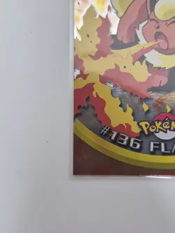 2000 Topps #136 Flareon Holo Foil Pokemon TV Animation Edition Blue Label NM - Image 5