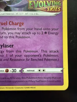 Pokemon Galarian Articuno Prerelease SWSH123 Sword & Shield Promo Holo (NM) - Image 5