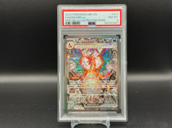 Pokemon 2023 S&V: Obsidian Flames Charizard EX SIR PSA 8 223/197 - Image 1