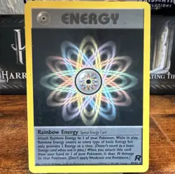 Pokemon TCG Rainbow Energy 80/82 Team Rocket Rare Special Energy Unlimited EN - Image 1