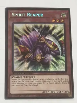 Yugioh! LP Spirit Reaper - SBC2-ENI16 - Prismatic Secret Rare - 1st Edition Ligh - Image 1