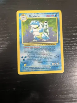 Pokemon TCG Base Set Blastoise Holo - Image 1