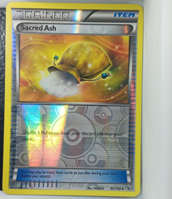 Pokemon TCG Sacred Ash 96/106 Flashfire Uncommon Reverse Holo Trainer Eng - Image 1