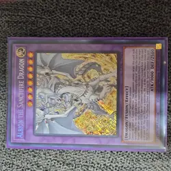Yugioh Albion the Sanctifire Dragon CYAC-EN035 Secret Rare 1st Ed NM 0222#125 - Image 1