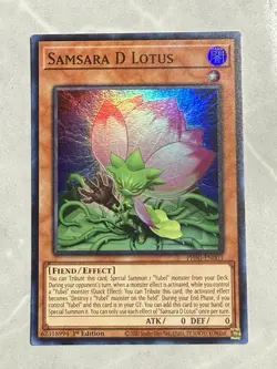 Yu-Gi-Oh - PHNI-EN003 - SAMSARA D LOTUS (super rare holo) - NM - Image 1