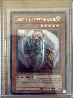 Konami Yu-Gi-Oh! Celestia, Lightsworn Angel LODT-EN024 Ultimate Rare 1st EN - Image 1
