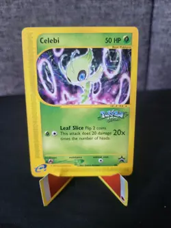 Pokemon Black Star Promo Celebi #50 Stamped Card 4Ever - Image 1