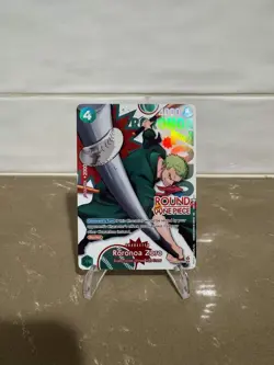 Roronoa Zoro Round 1 One Piece Promo PRB02-006 NM English - Image 2