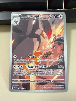 Pokemon TCG Larry's Staraptor 249/217 Ascended Heroes Illustration Rare Holo NM - Image 1