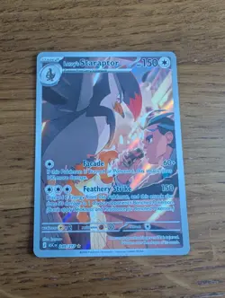Larry's Staraptor Ascended Heroes 249/217 Art Illustration Rare Pokemon TCG Card - Image 1