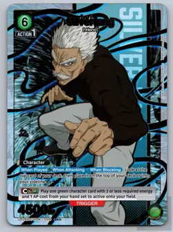 Silverfang (049) (SR*) UE06BT/OPM-1-049 UE06BT: One Punch Man Union Arena Foil - Image 1