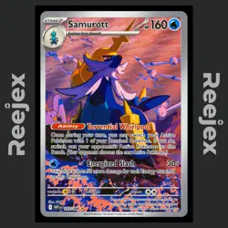 Samurott - 107/086 - Illustration Rare - White Flare - Pokemon Card - NM/M - Image 1