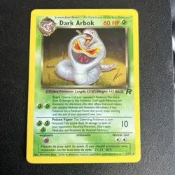 Dark Arbok 2/82 Holo Rare | Team Rocket WOTC 2000 Vintage Pokemon Card - Image 1