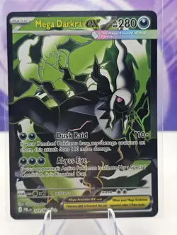 Mega Darkrai EX 101/084 Pitch Black Full Art Holo Rare Pokemon Card NM - Image 1